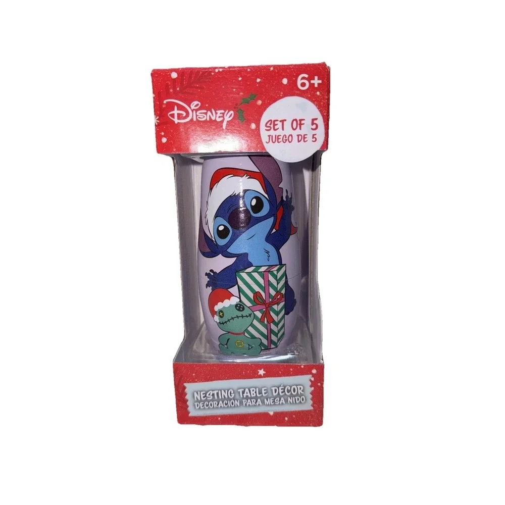 Disney Stitch Nesting Table Decor Set of 5